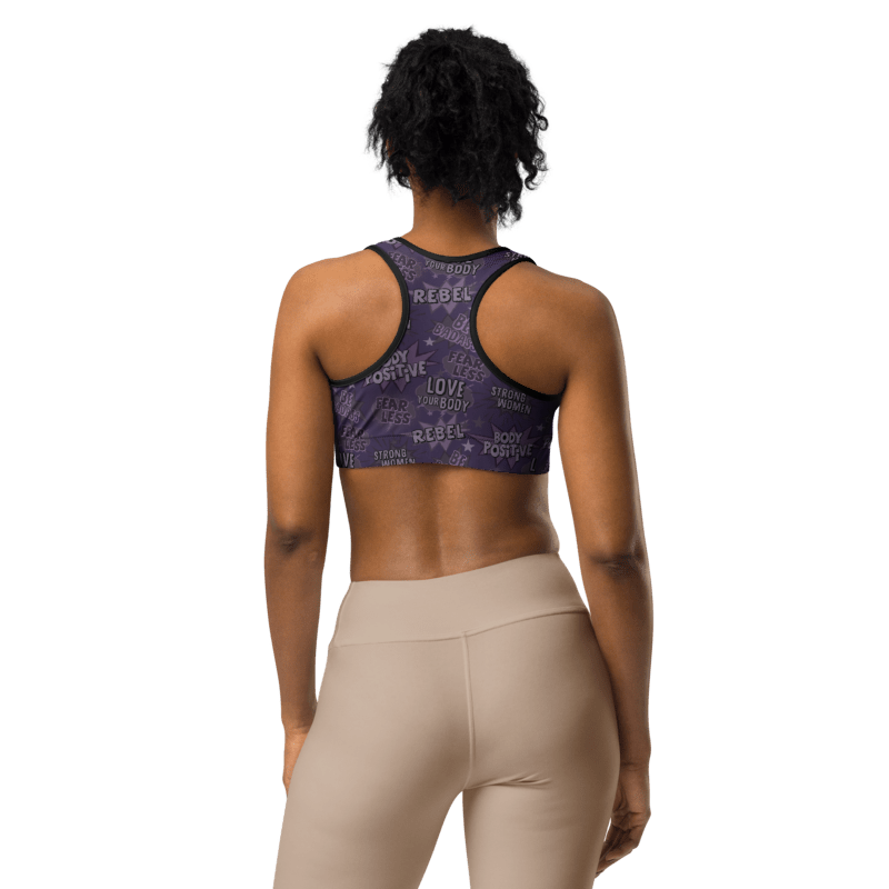 Empower Sports Bra in Purple